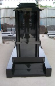 Absolute Black Granite Tombstone Manufacturer Supplier & Exporter From India