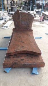 Red Multi Color Granite Tombstone Manufacturer Supplier & Exporter From India